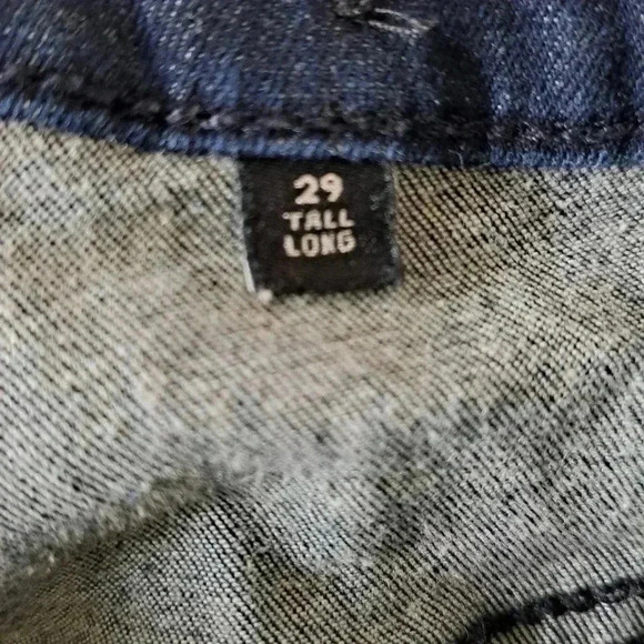 Reitmans R Jeans Dark Wash Curvy Super High Rise Skinny 29 Tall/Long - Picture 7 of 10